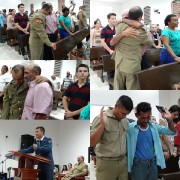 Deus fez grandes coisas neste culto