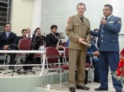 Foi muita glória no culto de militares em Itajaí dia 3.08.2014