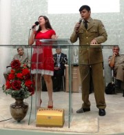 Foi muita glória no culto de militares em Itajaí dia 3.08.2014