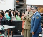 Foi muita glória no culto de militares em Itajaí dia 3.08.2014