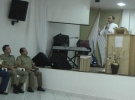 Culto de militares na igreja Peniel - Itapema - SC