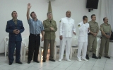 Culto de militares na igreja Peniel - Itapema - SC