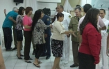 Culto de militares na igreja Peniel - Itapema - SC