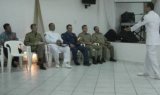 Culto de militares na igreja Peniel - Itapema - SC