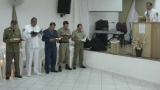 Culto de militares na igreja Peniel - Itapema - SC