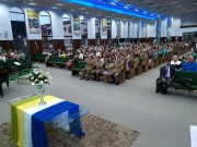 Presença de vários militares neste belo culto