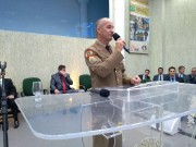 Presença de vários militares neste belo culto