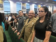 Presença de vários militares neste belo culto