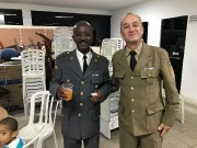 Presença de vários militares neste belo culto
