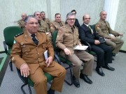 Presença de vários militares neste belo culto