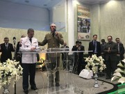 Presença de vários militares neste belo culto