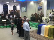 Presença de vários militares neste belo culto