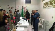 Foi grande o mover de Deus no culto em Laurentino-SC