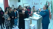 Foi grande o mover de Deus no culto em Laurentino-SC