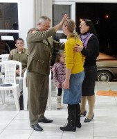 Foi grande o mover de Deus no culto em Laurentino-SC