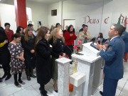 Foi grande o mover de Deus no culto em Laurentino-SC