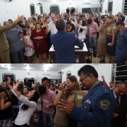 Renovação em culto de militares em Indaial