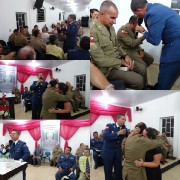 Renovação em culto de militares em Indaial