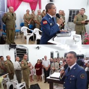 Renovação em culto de militares em Indaial