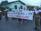 A UMESC realizou marcha pela Paz na ocasião do Congresso.