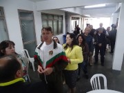 Momento de alimentação dos congressistas