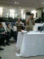 Palestra sobre segurança para obreiros de Içara - SC