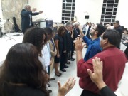 Culto militar com a posse da diretoria