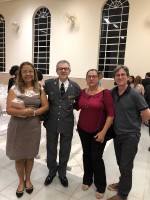 Culto militar com a posse da diretoria