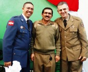 Deus fez grandes maravilhas em Rincão no culto de militares