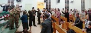 Deus fez grandes maravilhas em Rincão no culto de militares