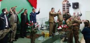 Deus fez grandes maravilhas em Rincão no culto de militares