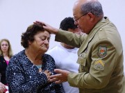 Presença de vários militares neste belo culto