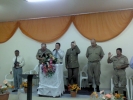 Sd Aceita a Jesus em Culto de Militares em São Fco do Sul
