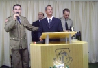 Sd Aceita a Jesus em Culto de Militares em São Fco do Sul