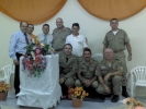 Sd Aceita a Jesus em Culto de Militares em São Fco do Sul