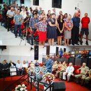 Comemoração em culto de Militares em Timbó