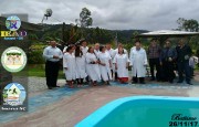 Trabalho de Batismo em águas Imaruí - SC