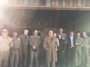 Entrega de donativos e agasalhos