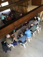 Entrega de donativos e agasalhos