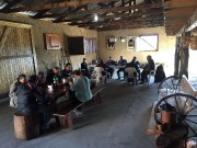 Entrega de donativos e agasalhos