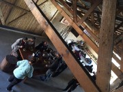 Entrega de donativos e agasalhos