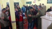 Entrega de donativos e agasalhos