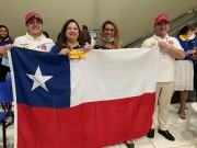 Visitantes internacionais no congresso da UMCEB