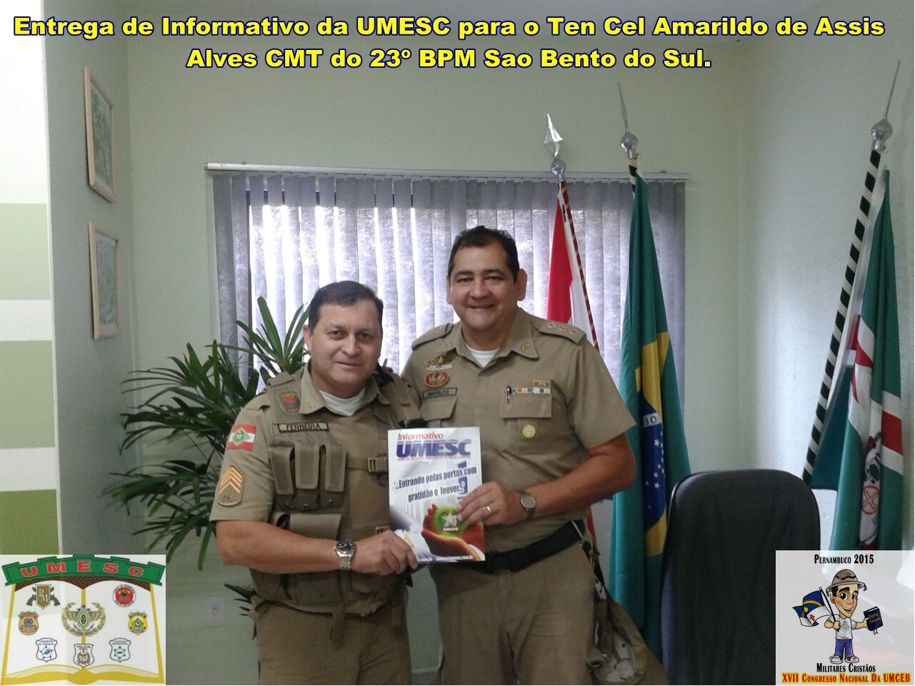 entrega do informativo